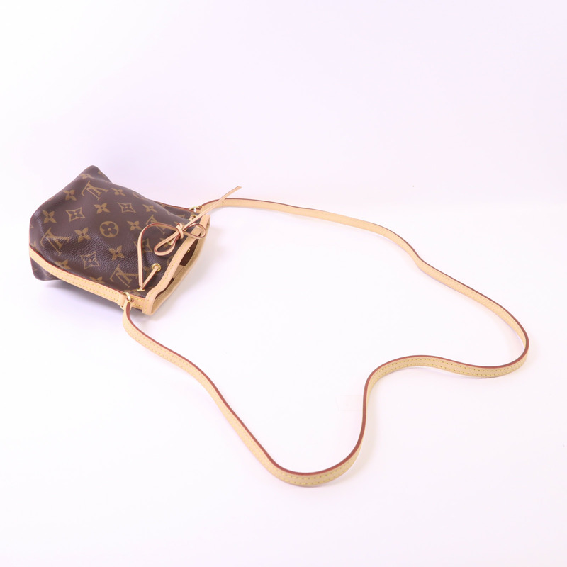 LOUIS VUITTON Monogram Nano Noe金扣肩背袋-7