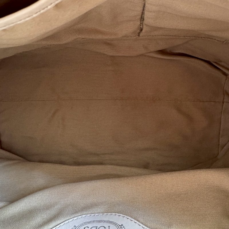 TODS 白色皮革手提肩背包(出清賣!!!!)-2