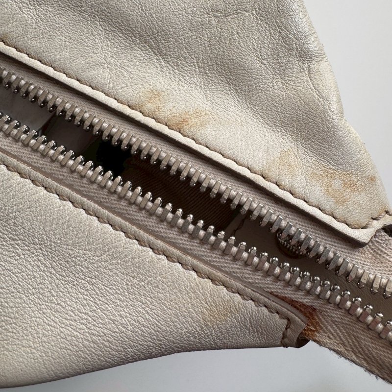 TODS 白色皮革手提肩背包(出清賣!!!!)-16