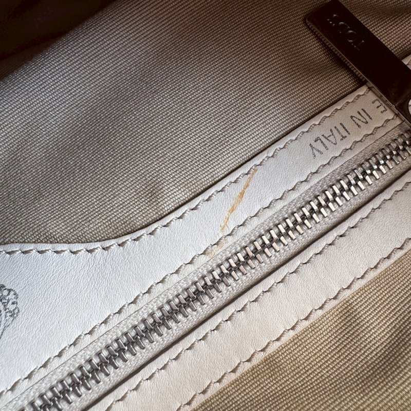 TODS 白色皮革手提肩背包(出清賣!!!!)-21