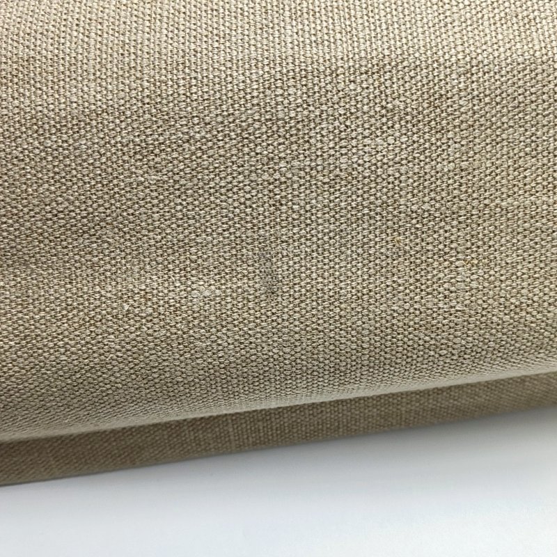 YSL RIVE GAUCHE米色帆布印花手提包銀色五金-11