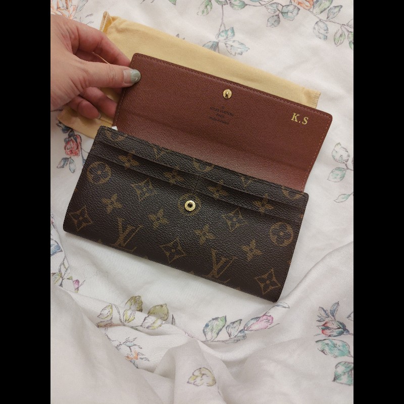 LOUIS VUITTON 老花發財長夾(二手)-4
