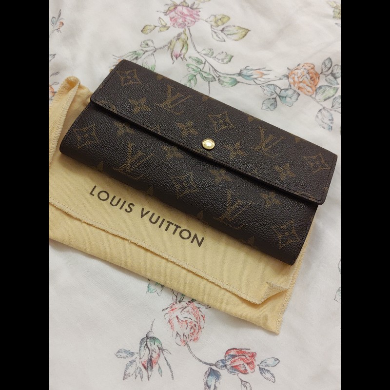 LOUIS VUITTON 老花發財長夾(二手)-5