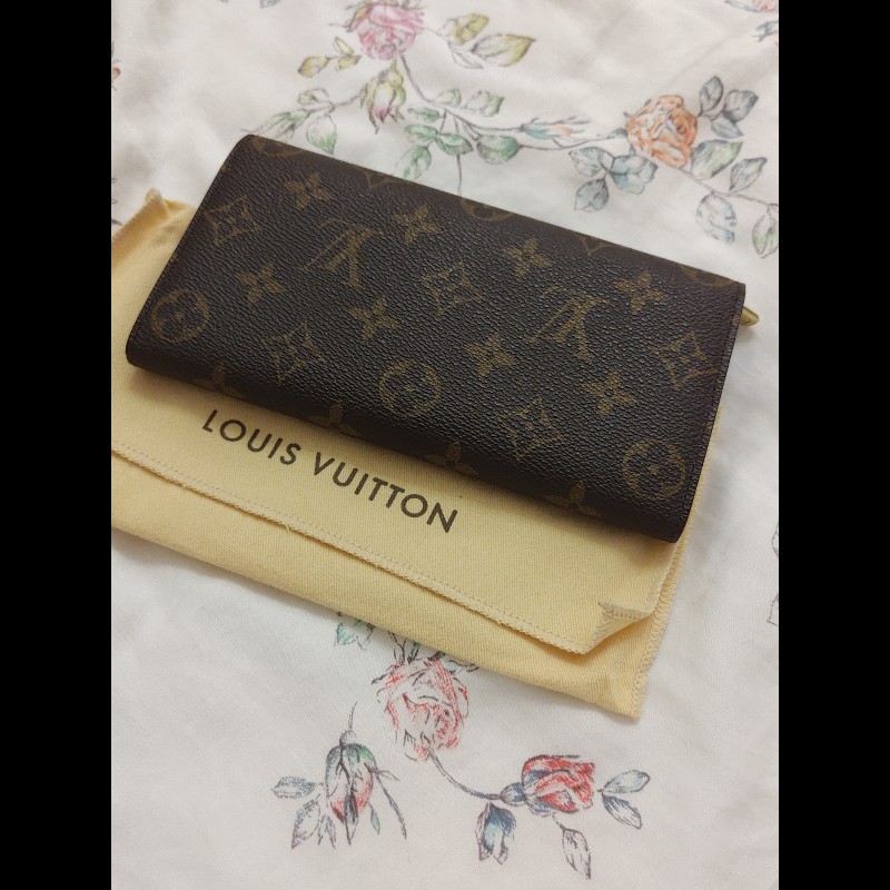 LOUIS VUITTON 老花發財長夾(二手)-6