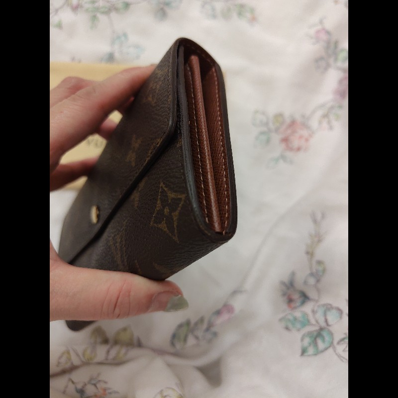 LOUIS VUITTON 老花發財長夾(二手)-8