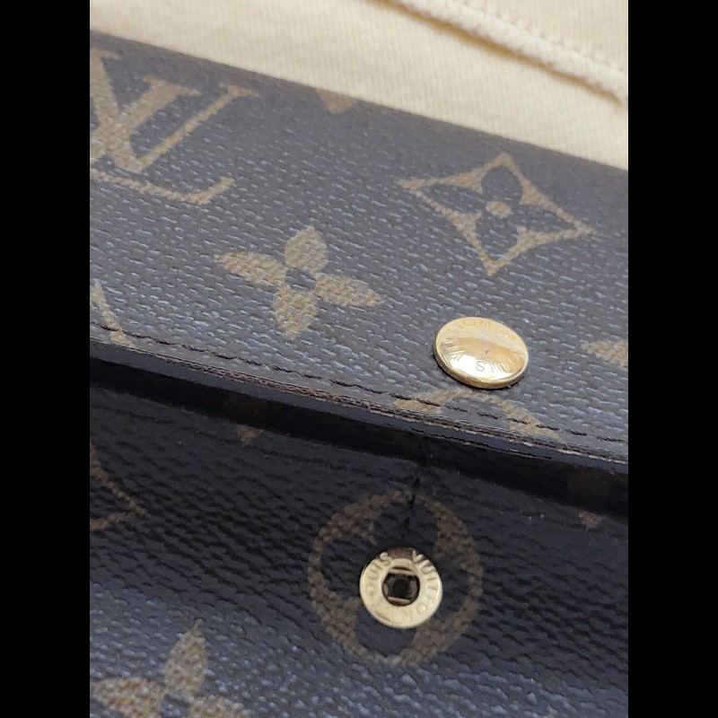 LOUIS VUITTON 老花發財長夾(二手)-10