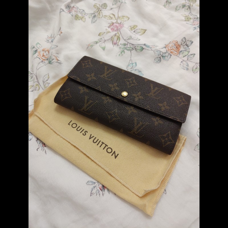LOUIS VUITTON 老花發財長夾(二手)-12
