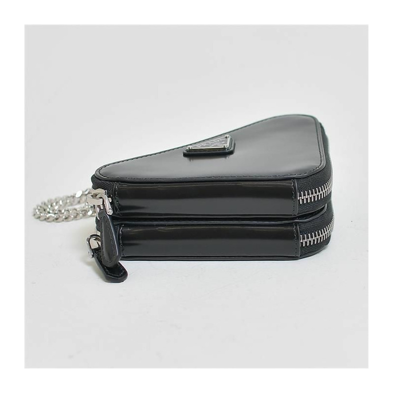 PRADA 1NR015 ZO6 三角形迷你手拿包和單肩包-3