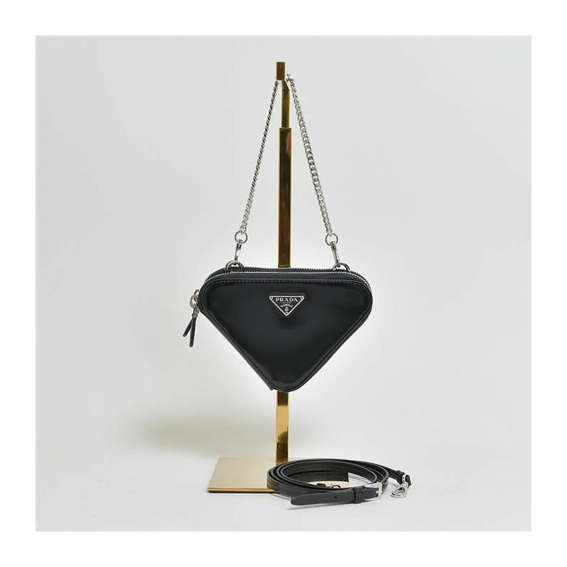 PRADA 1NR015 ZO6 三角形迷你手拿包和單肩包-7