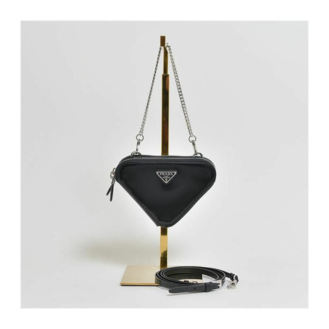 PRADA 1NR015 ZO6 三角形迷你手拿包和單肩包