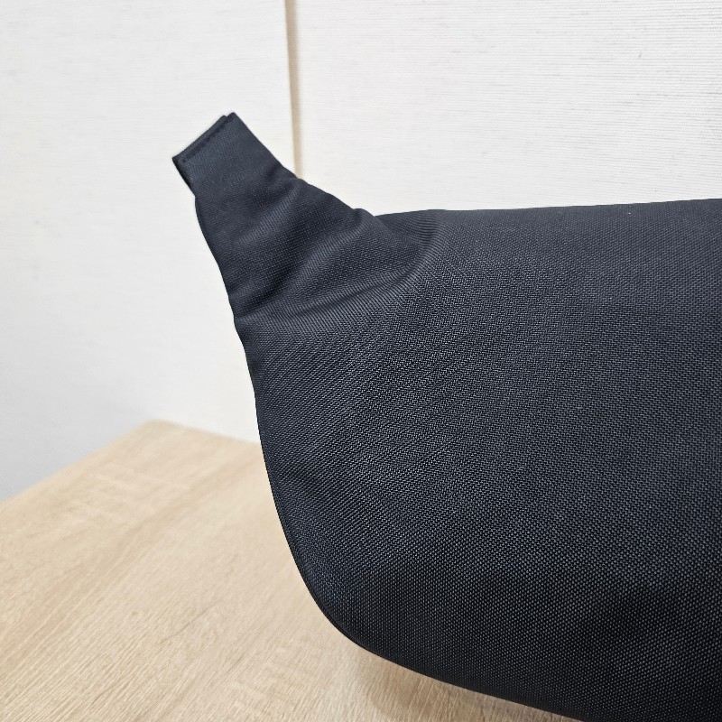 [福利出清😘] Balenciaga黑色帆布Explore黑釦胸口腰包-10