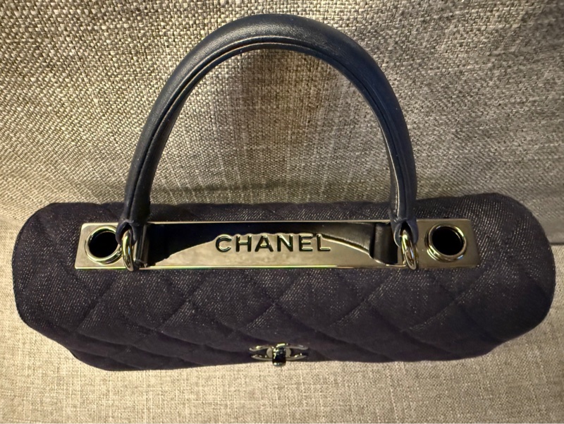 👜 Chanel 香奈兒 Trendy CC 中號 牛仔藍菱格包 ✨ 銀扣・28cm・可手提 / 肩背 / 斜背-12