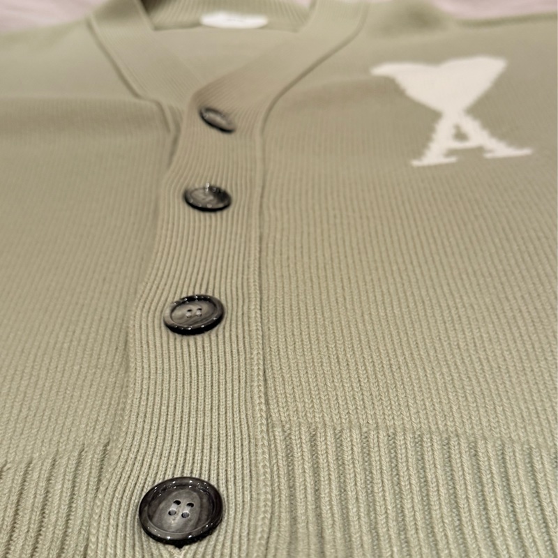 AMI PARIS 羊毛開襟外套-3