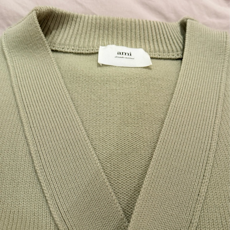 AMI PARIS 羊毛開襟外套-7