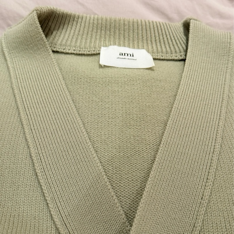 AMI PARIS 羊毛開襟外套-7