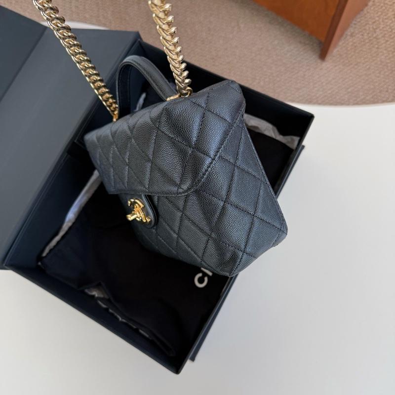 Chanel黑金翻蓋牛奶盒子-4