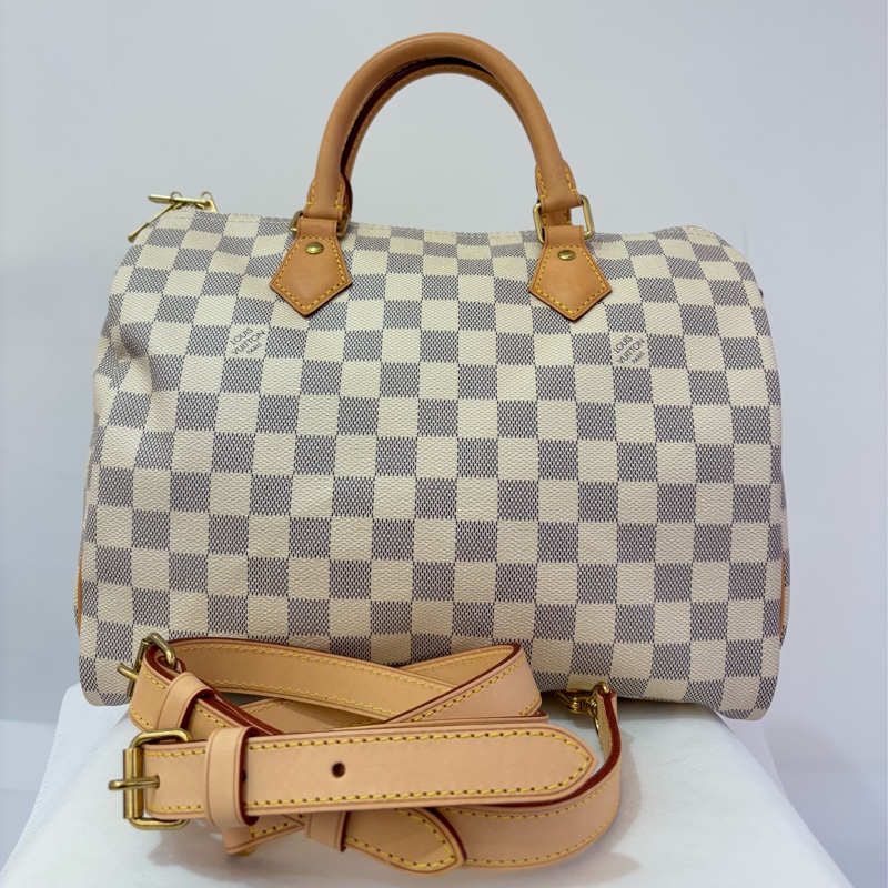 LV（N)白格SPEEDY 30兩用包-9