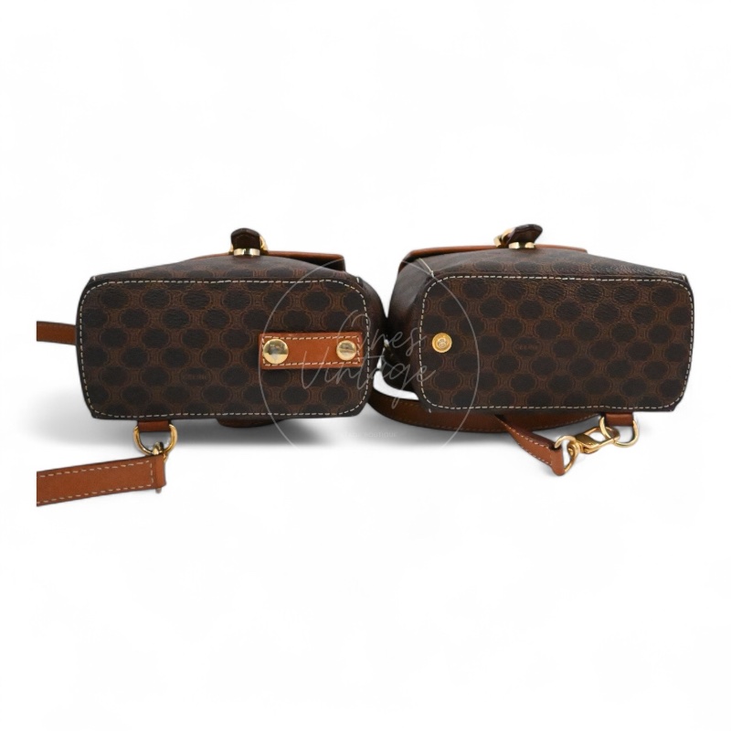 [Pre-owned] Celine Macadam Twins Backpack-9