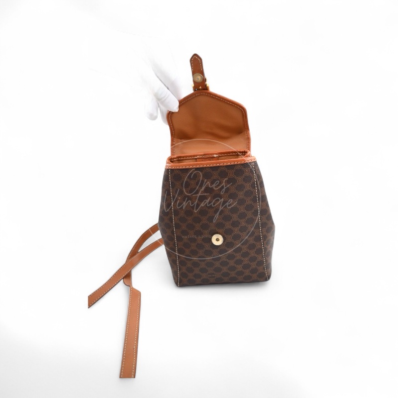 [Pre-owned] Celine Macadam Twins Backpack-14