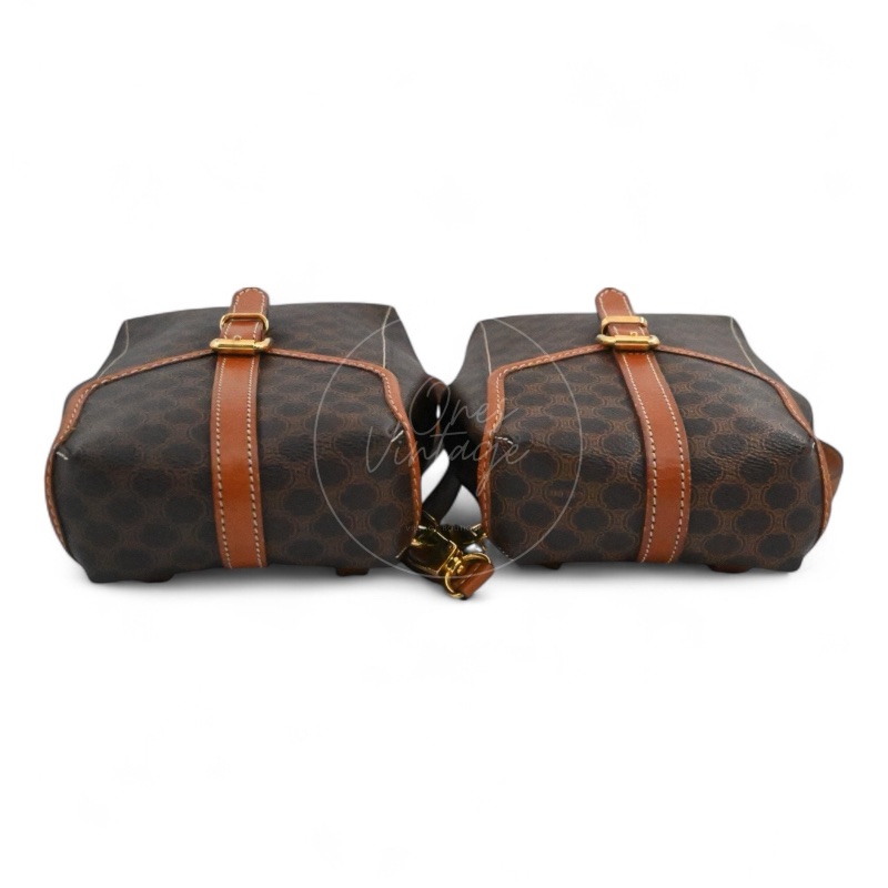 [Pre-owned] Celine Macadam Twins Backpack-21
