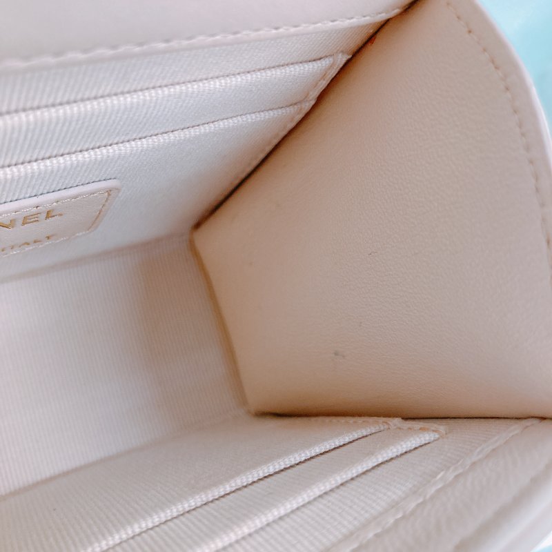 MS0438 Chanel 香奈兒 迷你 小牌子 小時髦牌 鏈條 羊皮 淡粉色 小可愛包 金扣 Trendy CC Clutch With Chain Lambskin Mini Pink x GHW-13