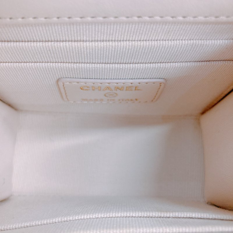 MS0438 Chanel 香奈兒 迷你 小牌子 小時髦牌 鏈條 羊皮 淡粉色 小可愛包 金扣 Trendy CC Clutch With Chain Lambskin Mini Pink x GHW-14