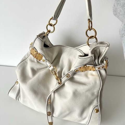 Miu Miu 白金全皮單肩包
