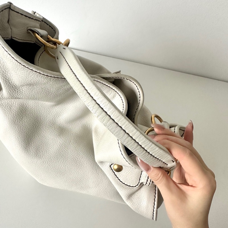 Miu Miu 白金全皮單肩包-2