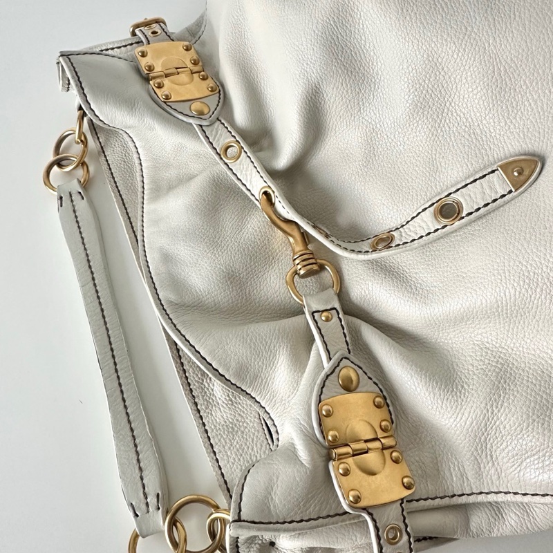 Miu Miu 白金全皮單肩包-6