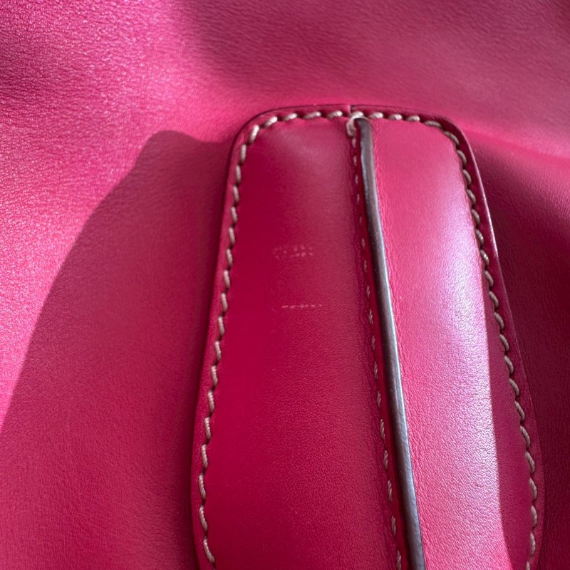 TODS 洋紅色手提肩背兩用包(出清降價賣)-17