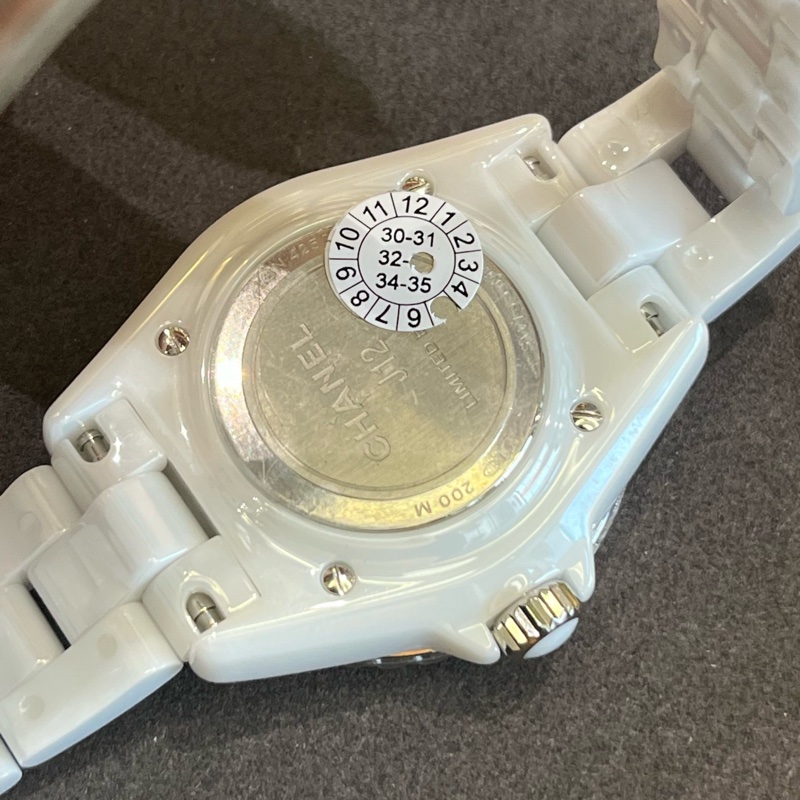Chanel 25年限定款 J12系列H7419腕表 石英 白色精密陶瓷  表徑約33毫米-6