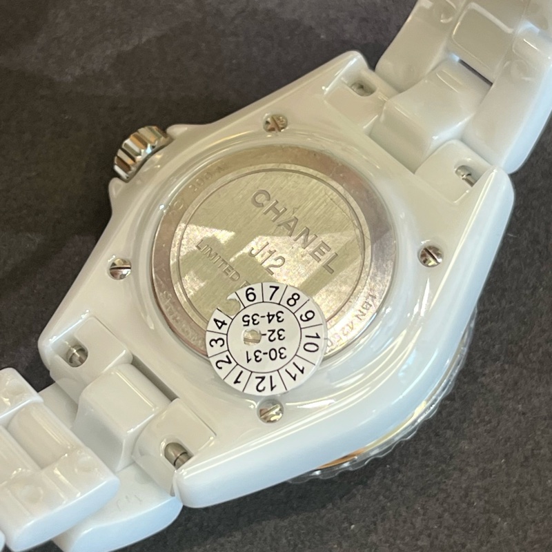 Chanel 25年限定款 J12系列H7419腕表 石英 白色精密陶瓷  表徑約33毫米-7