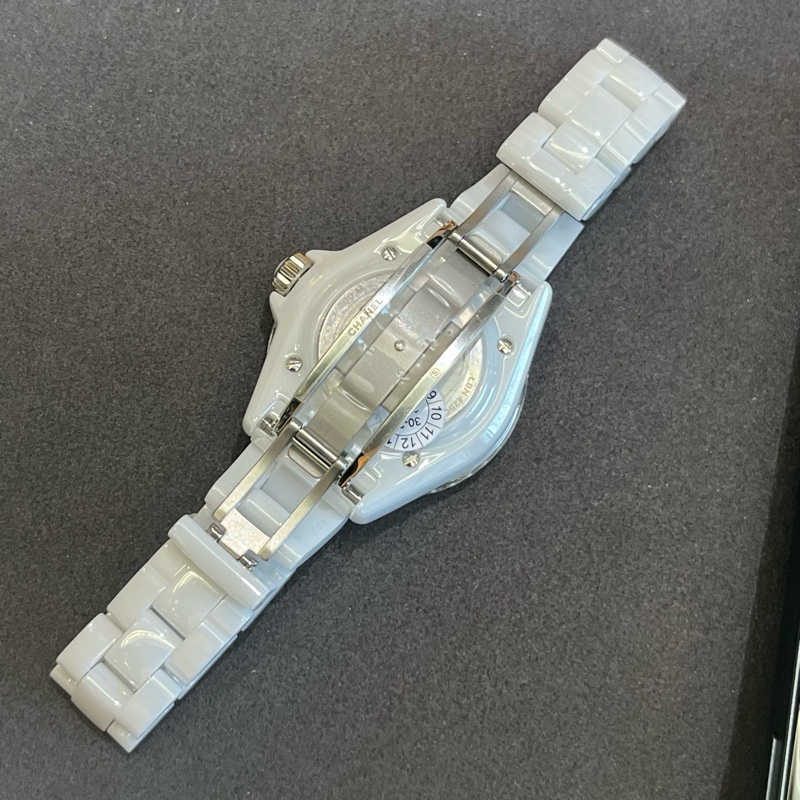 Chanel 25年限定款 J12系列H7419腕表 石英 白色精密陶瓷  表徑約33毫米-8