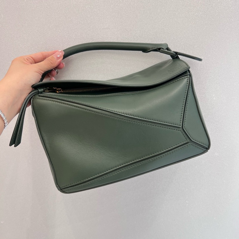 Loewe Puzzle 小號墨綠色-0