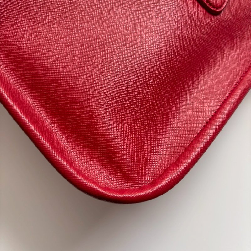 新年紅防刮牛皮手提包-4