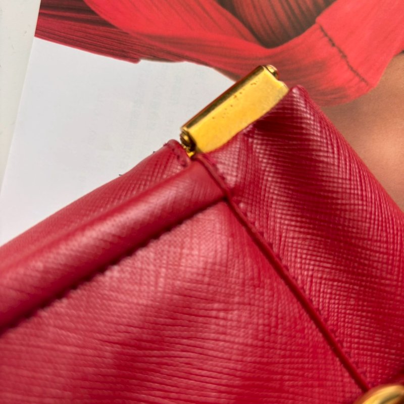 新年紅防刮牛皮手提包-14