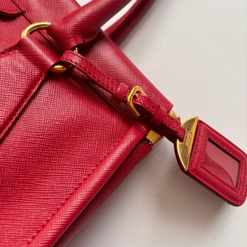 新年紅防刮牛皮手提包-15