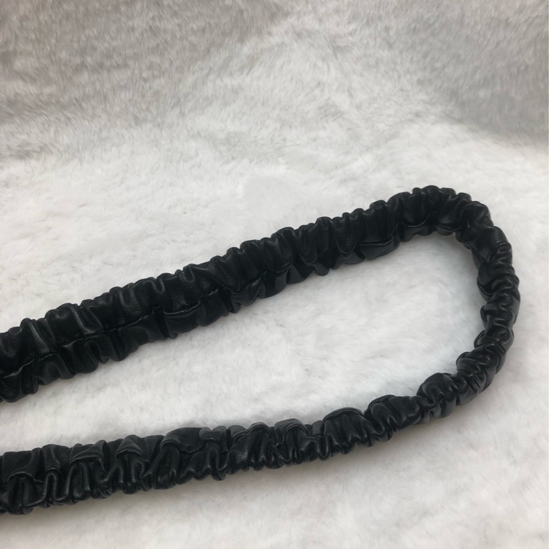 CHANEL CC 皮革心形黑色腰帶 XB971-13