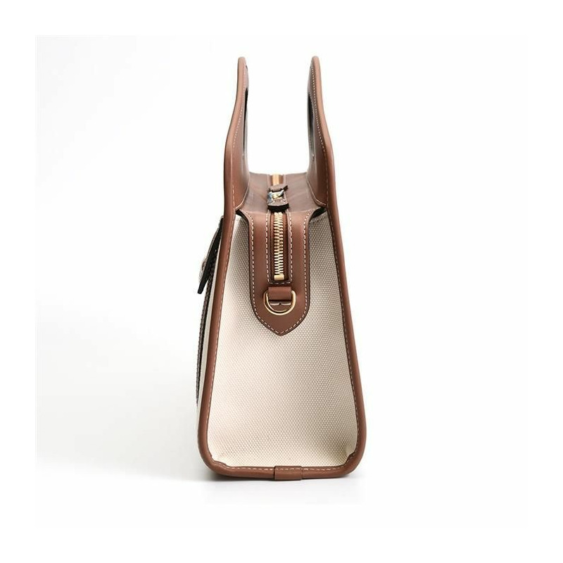 BURBERRY 帆布小號手提單肩包 8036784-10