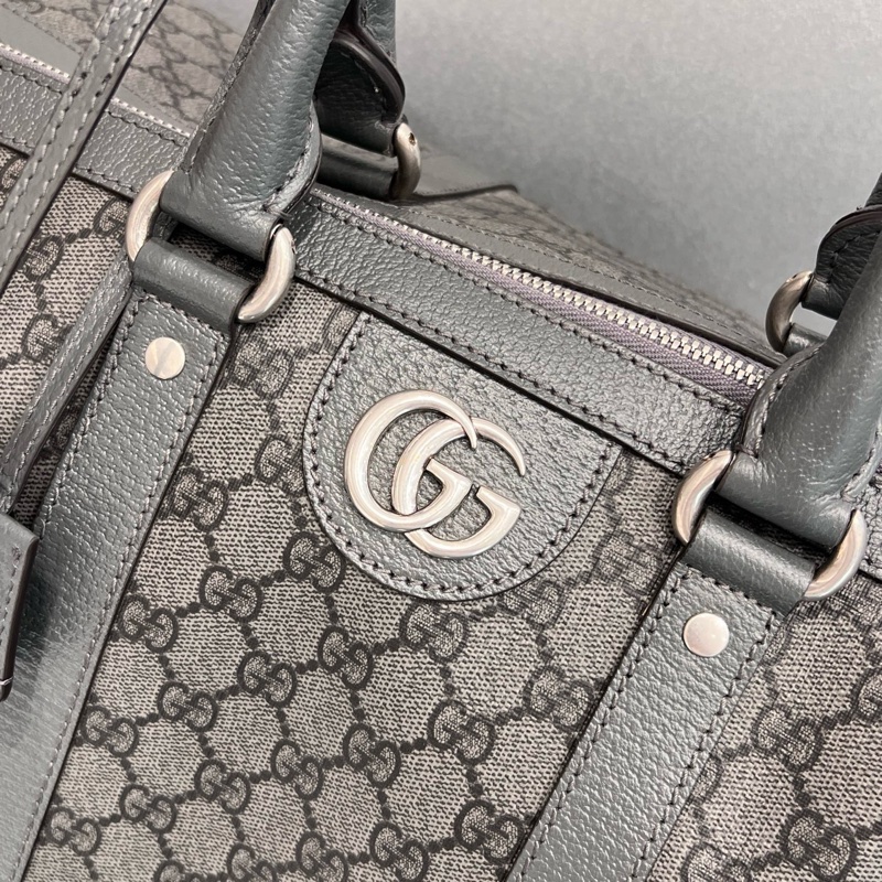 Gucci 老花灰色旅行袋-2