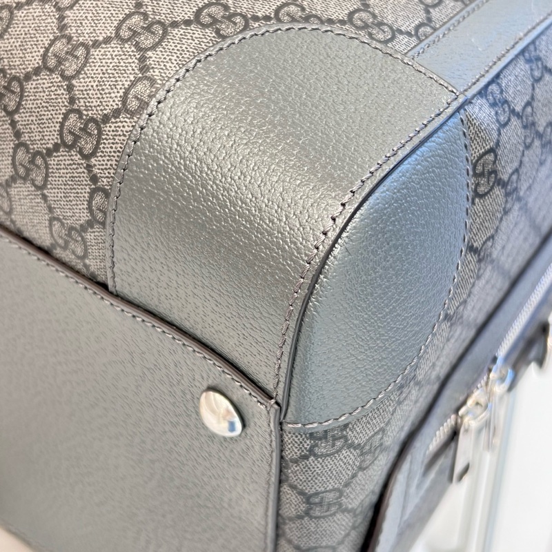 Gucci 老花灰色旅行袋-4
