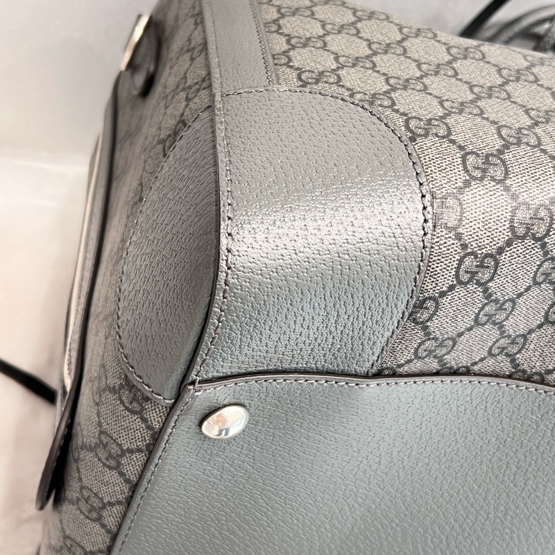 Gucci 老花灰色旅行袋-5