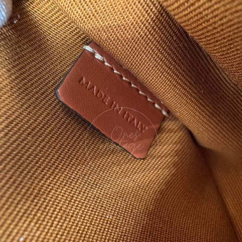 [Pre-owned] Celine Mini AVA Bag In Triomphe Canvas and Calfskin-11