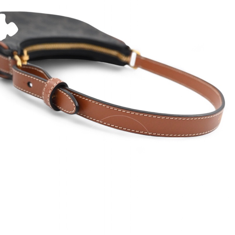 [Pre-owned] Celine Mini AVA Bag In Triomphe Canvas and Calfskin-18