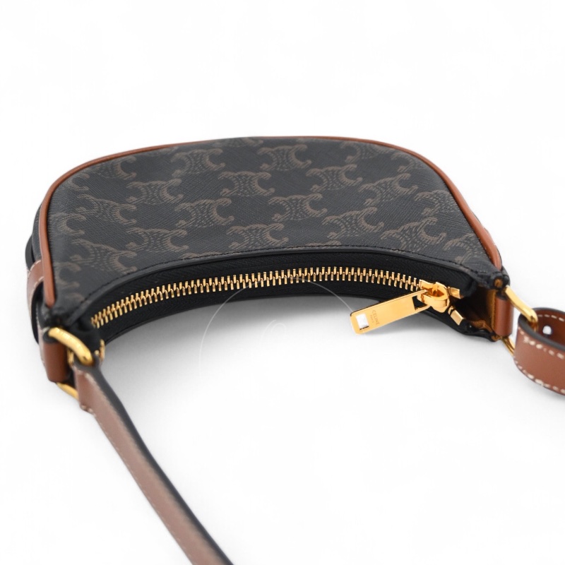 [Pre-owned] Celine Mini AVA Bag In Triomphe Canvas and Calfskin-22