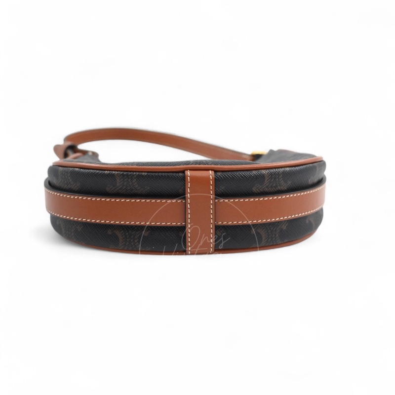 [Pre-owned] Celine Mini AVA Bag In Triomphe Canvas and Calfskin-26