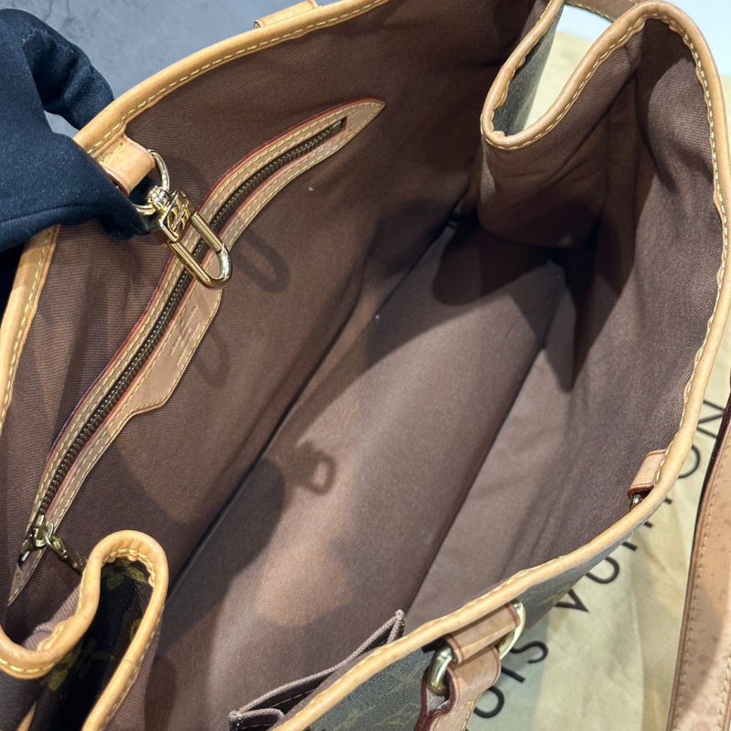 💎Han's house精品服飾💎LOUIS VUITTON 經典款 LV M51154 字紋 橫式 名媛包 手提包 肩背包-5