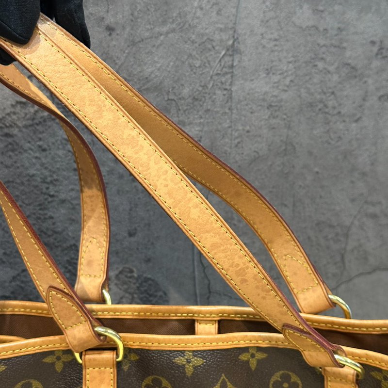 💎Han's house精品服飾💎LOUIS VUITTON 經典款 LV M51154 字紋 橫式 名媛包 手提包 肩背包-11