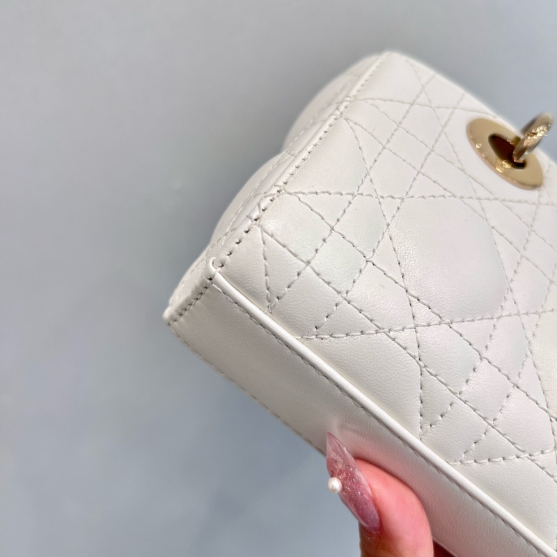 Dior 超迷你 D-Joy 白色羊皮-5