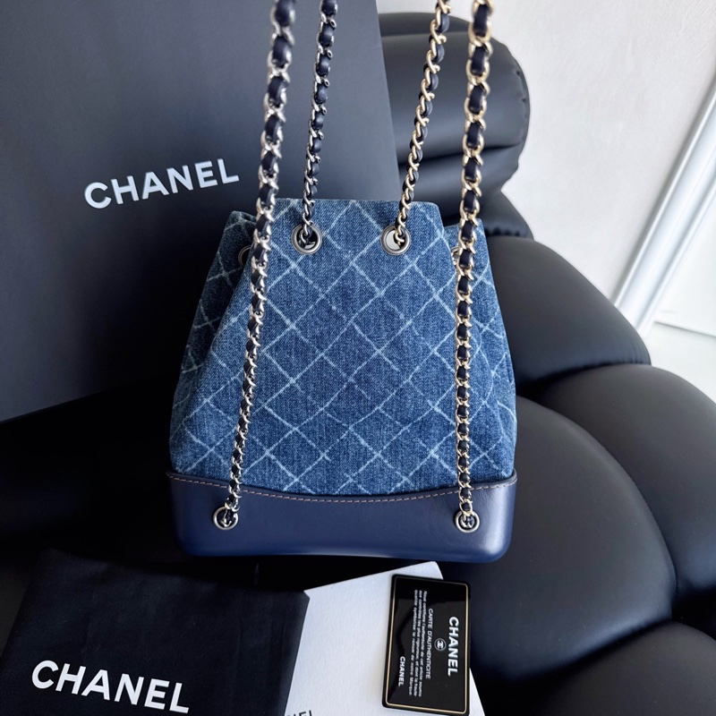 Chanel牛仔流浪雙肩包-3